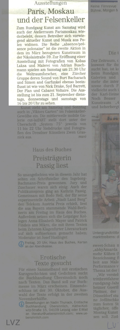 Leipziger Volkszeitung, 09.2006