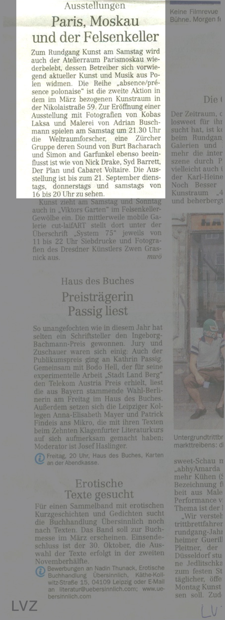 Leipziger Volkszeitung, 09.2006